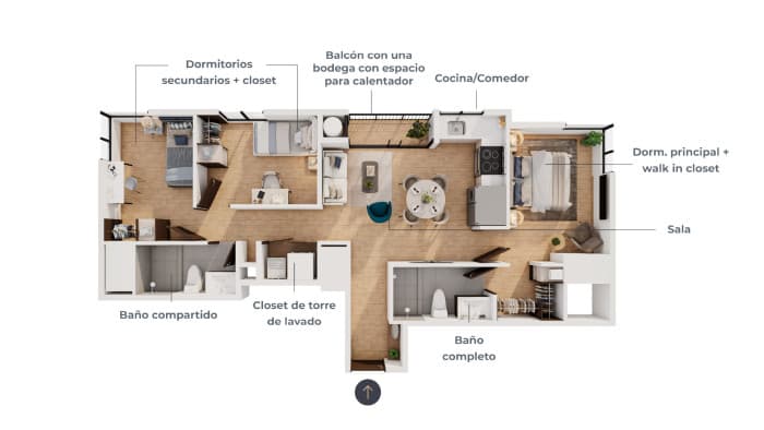 Apartamento en pre-venta Parque Mariscal zona 11 - foto 2