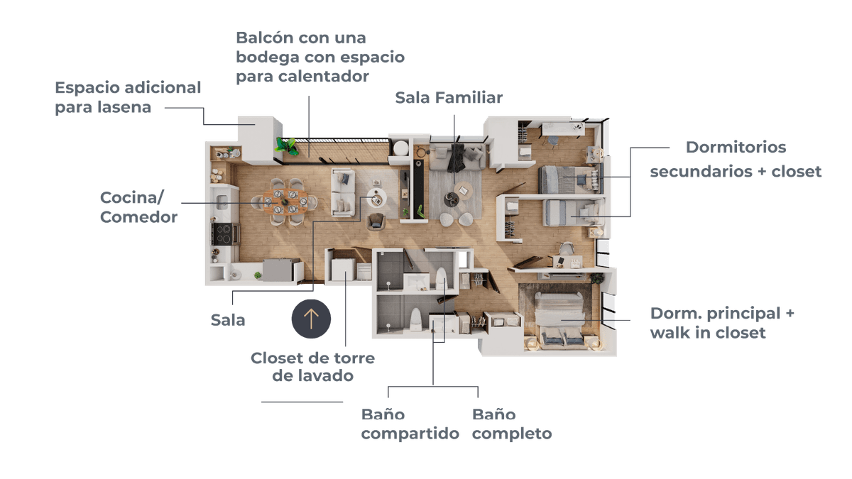 Apartamento en Venta Parque Mariscal zona 11 - foto 3