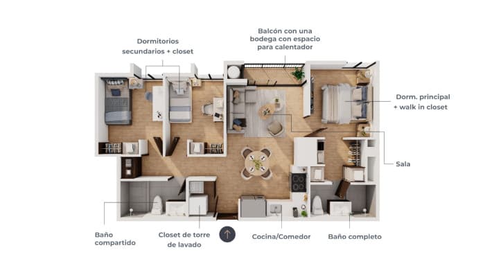 Apartamento  en pre-venta Parque Mariscal zona 11 - foto 3