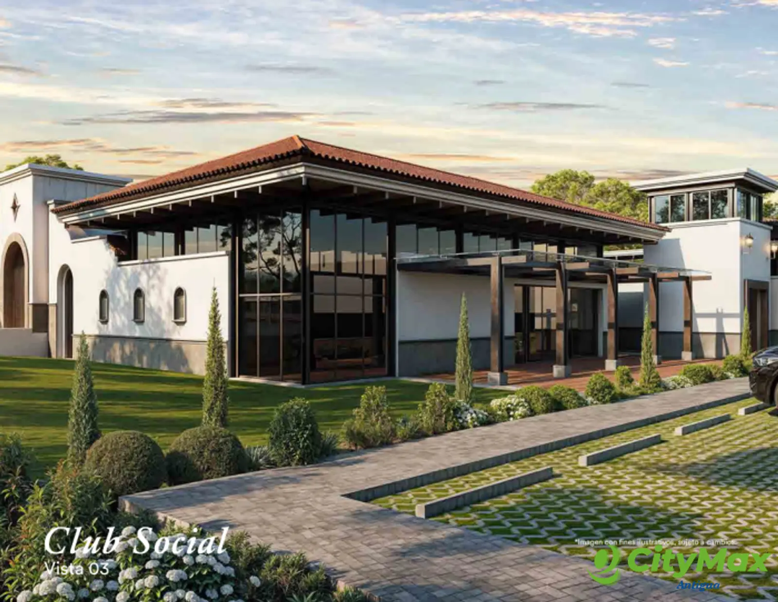 Lotes residenciales en Antigua Guatemala - Club Social de Luminarias en Antigua Guatemala brinda un ambiente acogedor con áreas sociales y recr