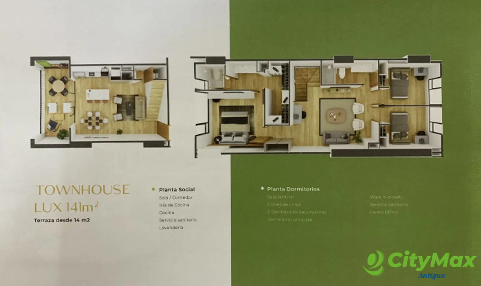 Townhouse Lux, 141m2 en preventa, edificio Endora Z.11 - foto 2