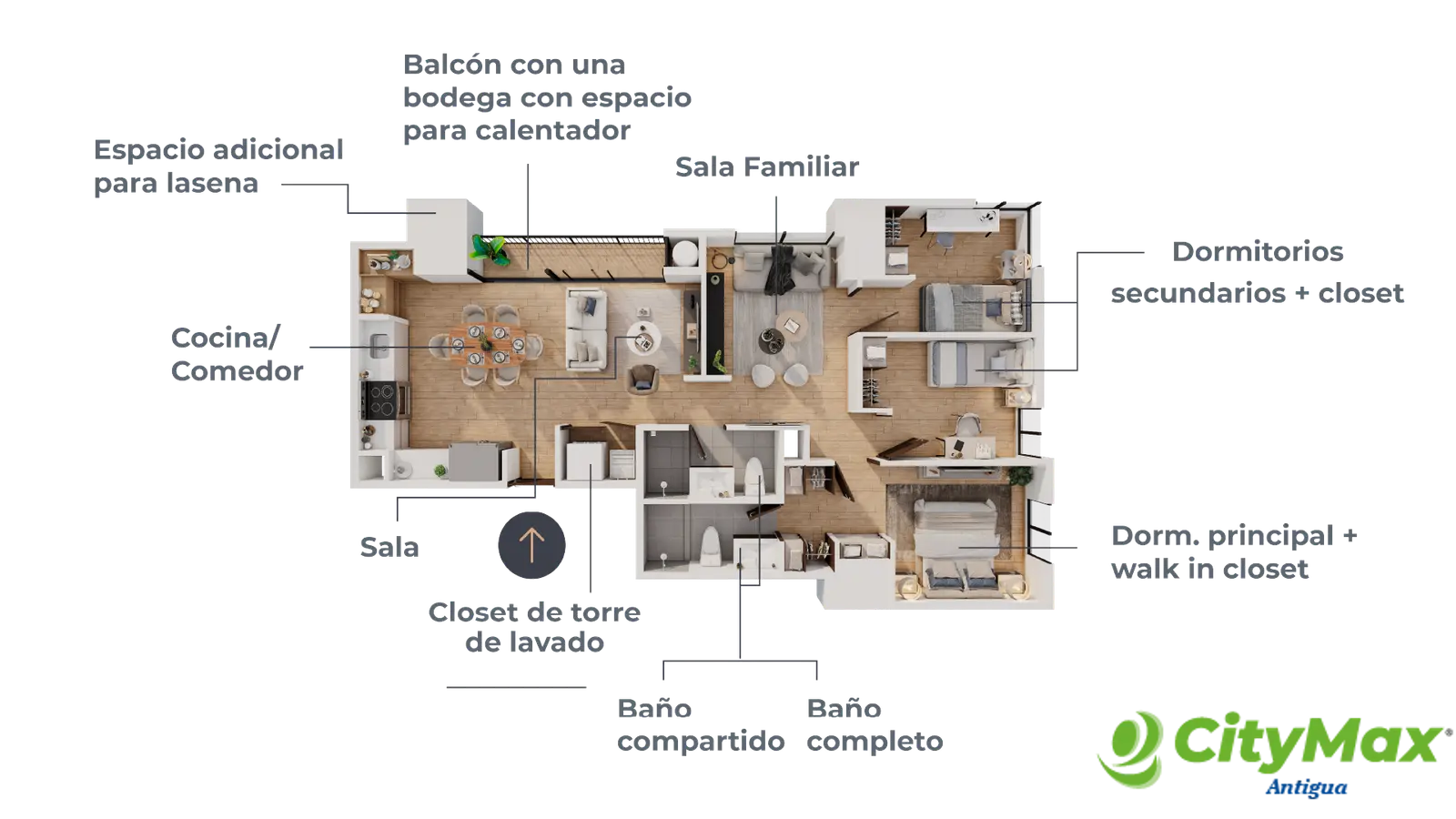 Apartamento en Venta Parque Mariscal zona 11 - foto 3